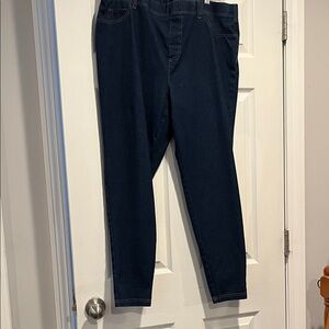 Dark Navy  Pullon Straight-Leg Jeans